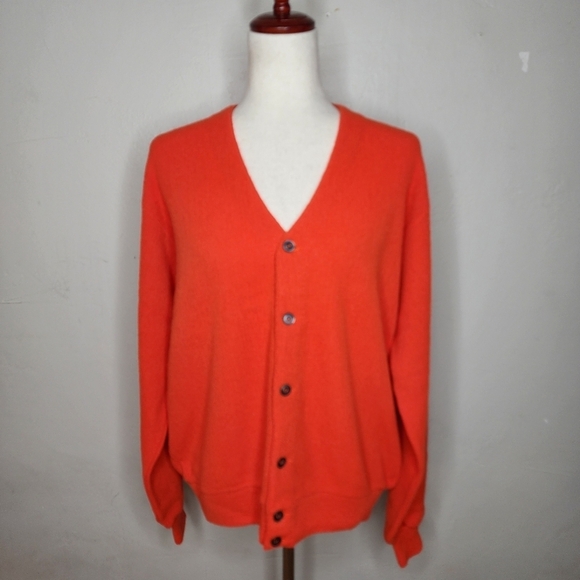Vintage 60's Men's Sportswear Bullocks of Santa Monica Cardigan - Picture 3 of 9